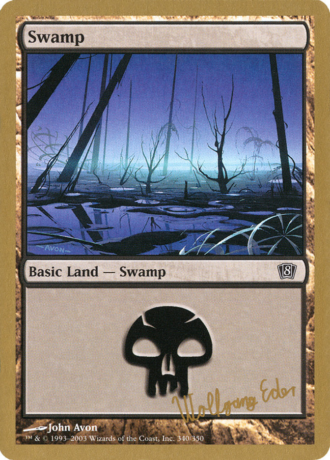 Swamp (we340) (Wolfgang Eder) [World Championship Decks 2003] | Exor Games Summserside