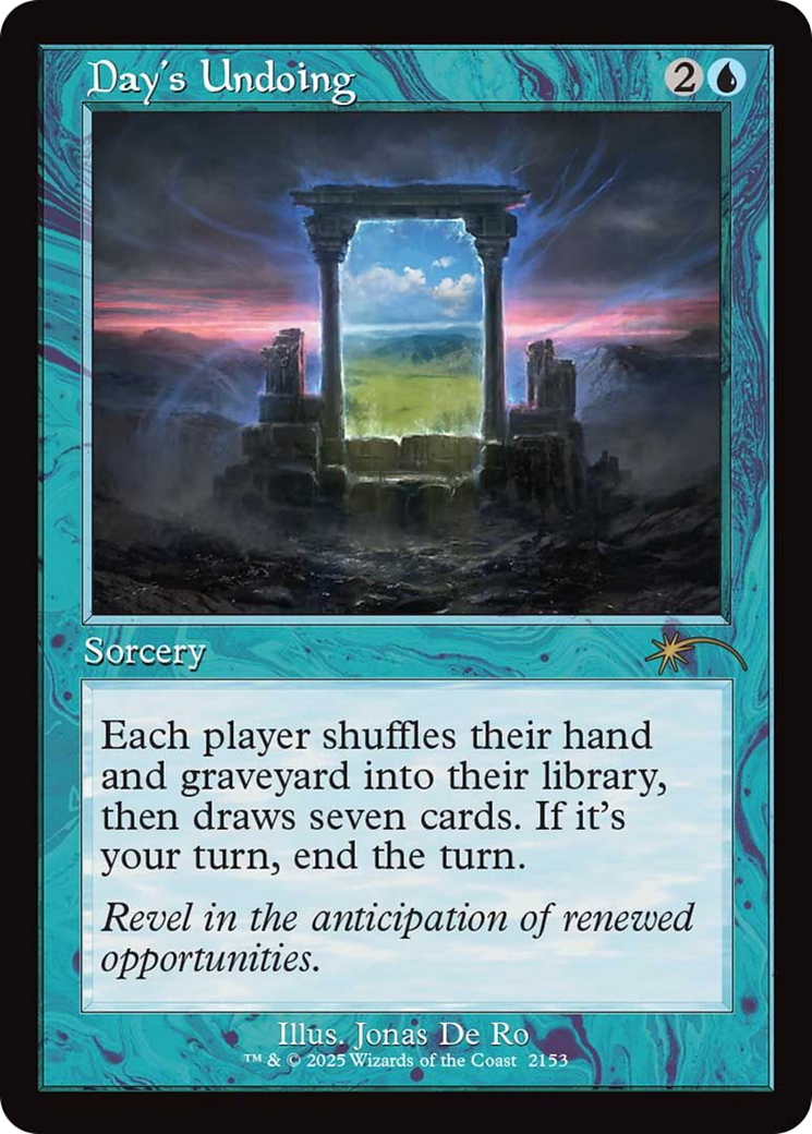 Day's Undoing (Retro Frame) [Secret Lair Drop Series] | Exor Games Summserside