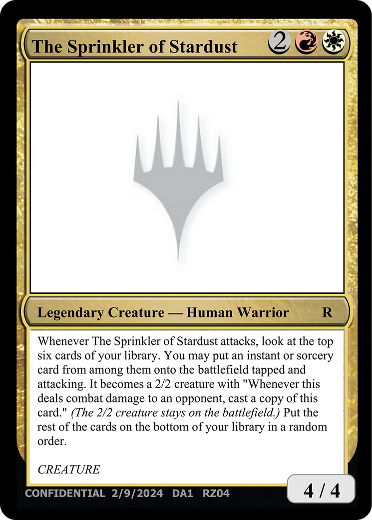 The Sprinkler of Stardust [Unknown Event] | Exor Games Summserside