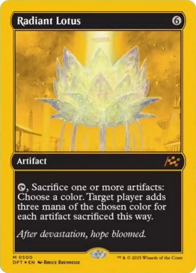 Radiant Lotus (First-Place Foil) [Aetherdrift] | Exor Games Summserside