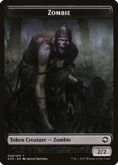 Zombie // Dog Illusion Double-Sided Token [Dungeons & Dragons: Adventures in the Forgotten Realms Tokens] | Exor Games Summserside