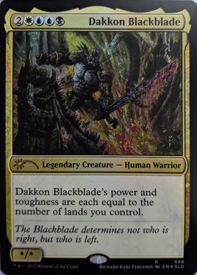 Dakkon Blackblade [Secret Lair Drop Promos] | Exor Games Summserside