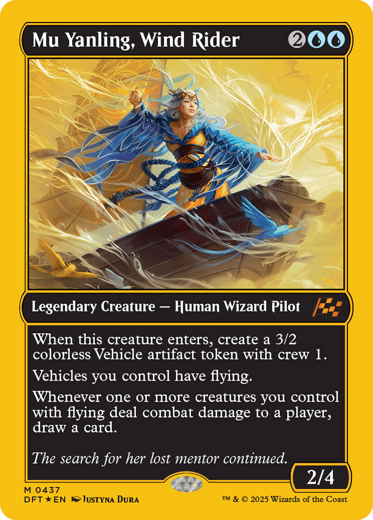 Mu Yanling, Wind Rider (First-Place Foil) [Aetherdrift] | Exor Games Summserside