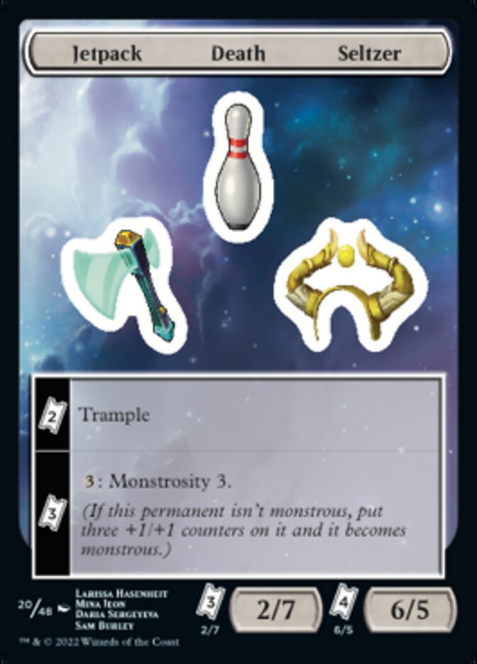 Jetpack Death Seltzer [Unfinity Stickers] | Exor Games Summserside