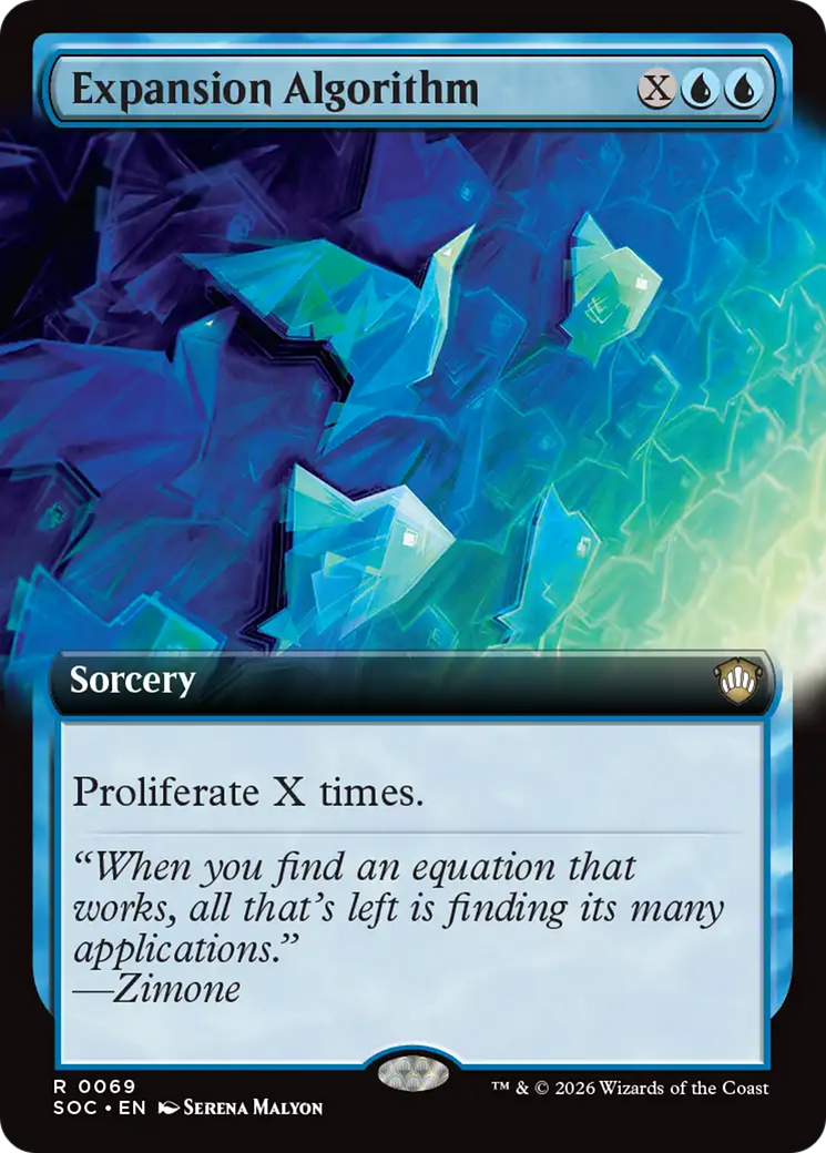 Expansion Algorithm (Extended Art) [Secrets of Strixhaven Commander] | Exor Games Summserside