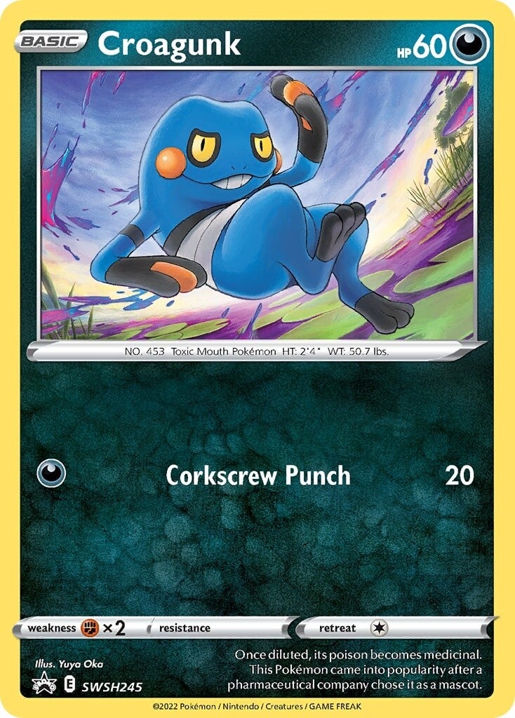 Croagunk (SWSH245) [Sword & Shield: Black Star Promos] | Exor Games Summserside