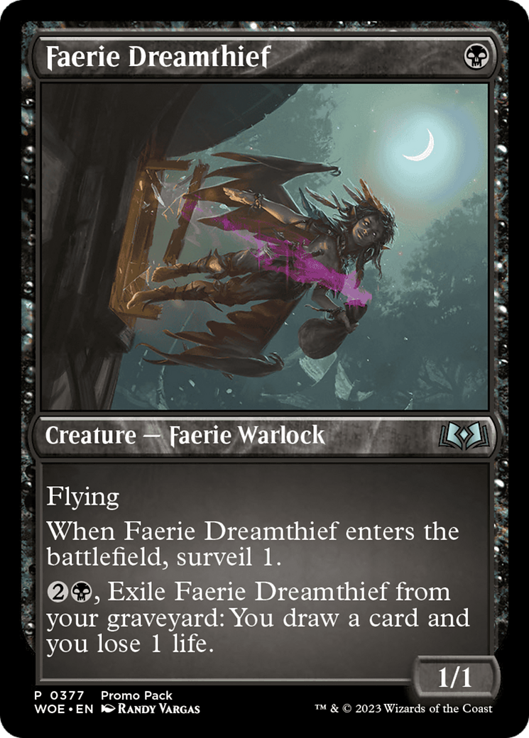 Faerie Dreamthief (Promo Pack) [Wilds of Eldraine Promos] | Exor Games Summserside