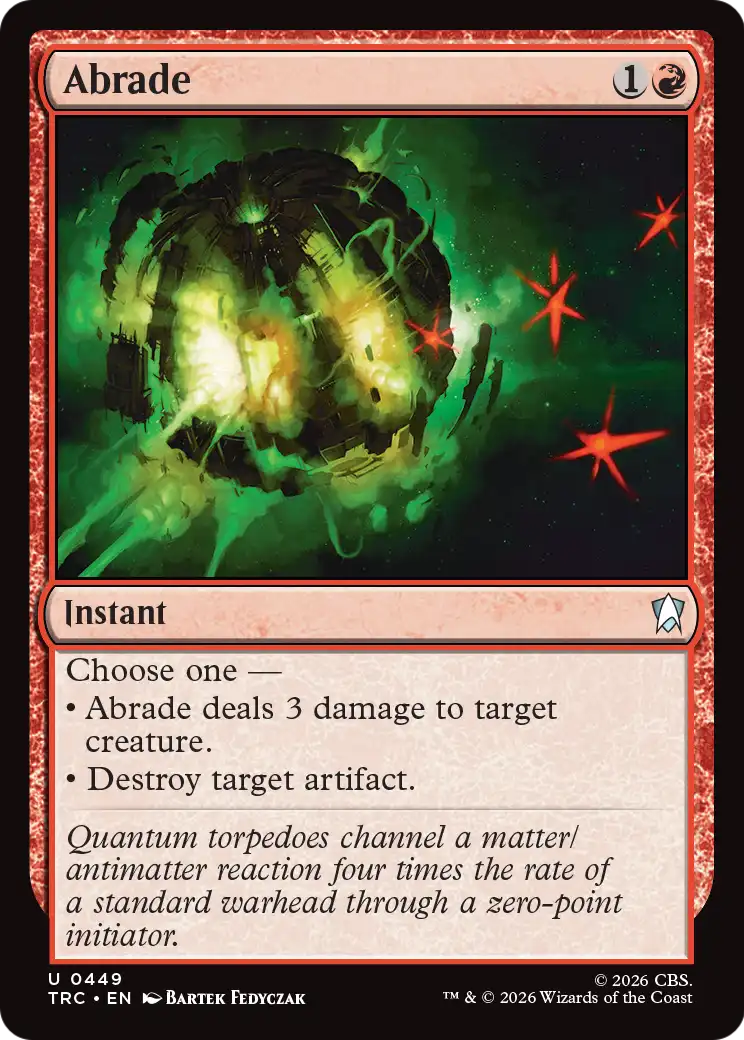 Abrade (Surge Foil) [Star Trek Commander] | Exor Games Summserside