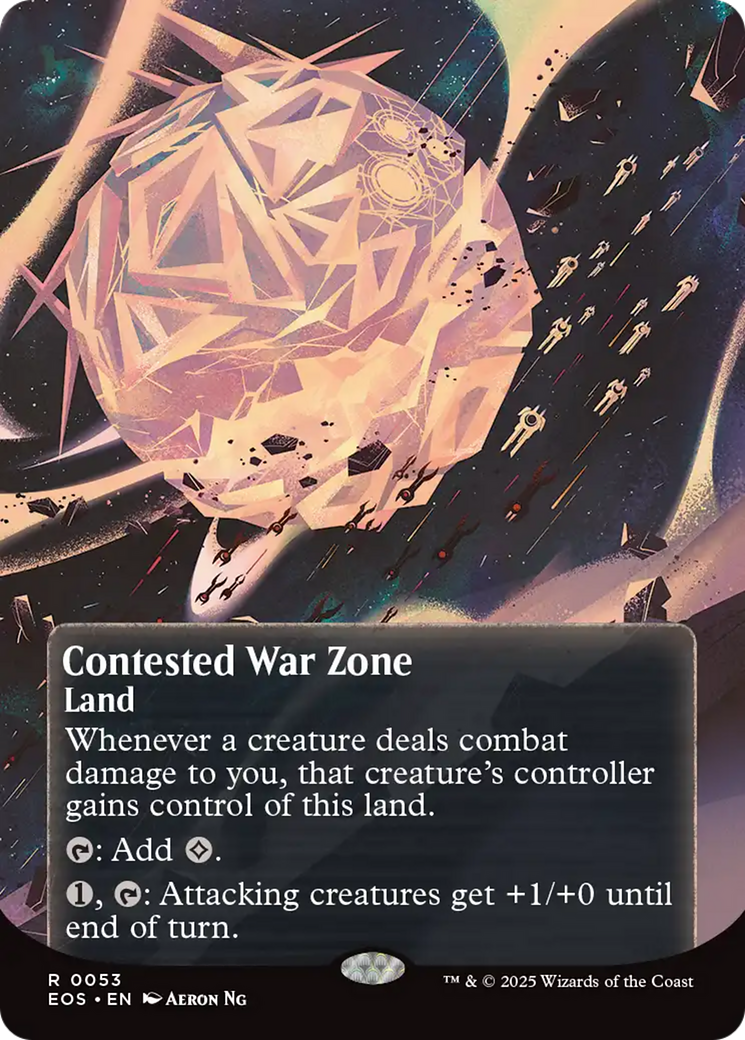 Contested War Zone (0053) (Borderless) [Edge of Eternities: Stellar Sights] | Exor Games Summserside