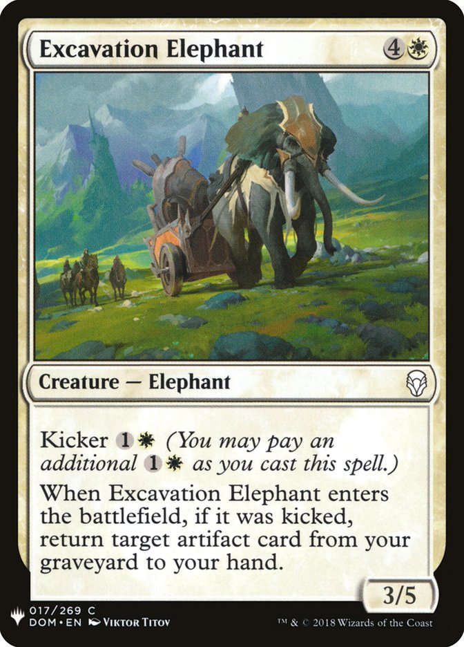 Excavation Elephant [Mystery Booster] | Exor Games Summserside