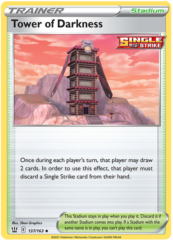 Tower of Darkness (137/163) [Sword & Shield: Battle Styles] | Exor Games Summserside