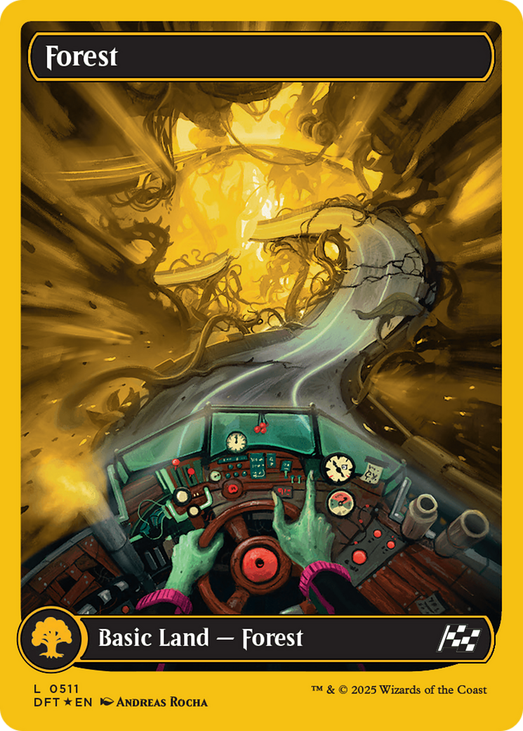 Forest (0511) (First-Place Foil) [Aetherdrift] | Exor Games Summserside