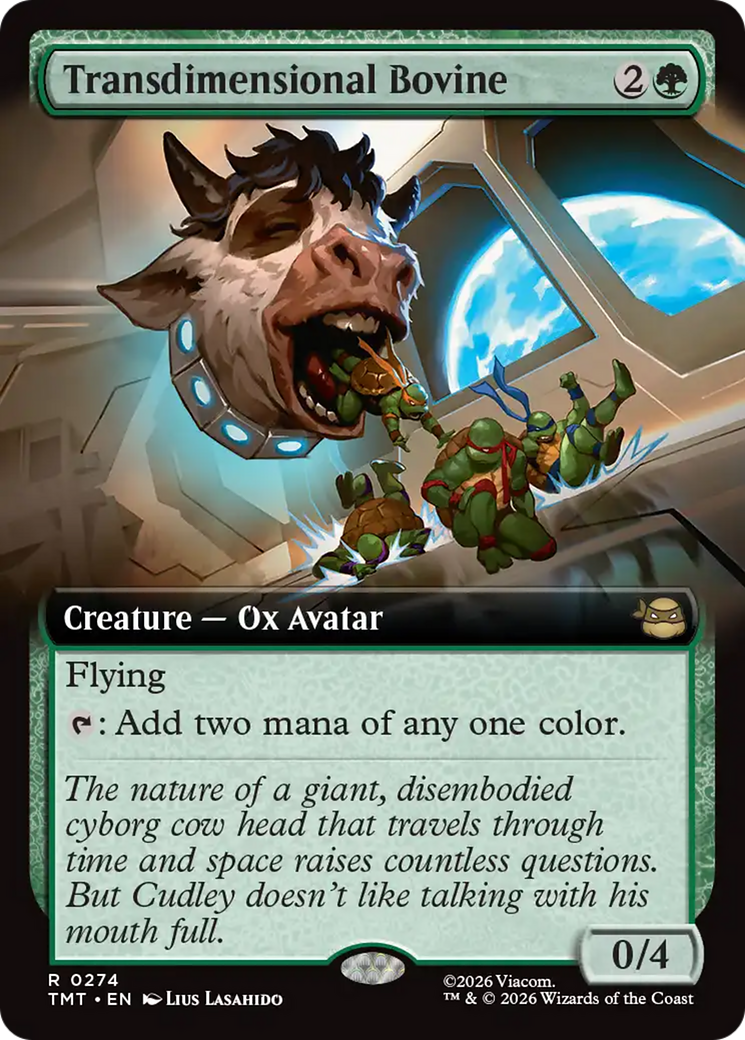 Transdimensional Bovine (Extended Art) [Teenage Mutant Ninja Turtles] | Exor Games Summserside