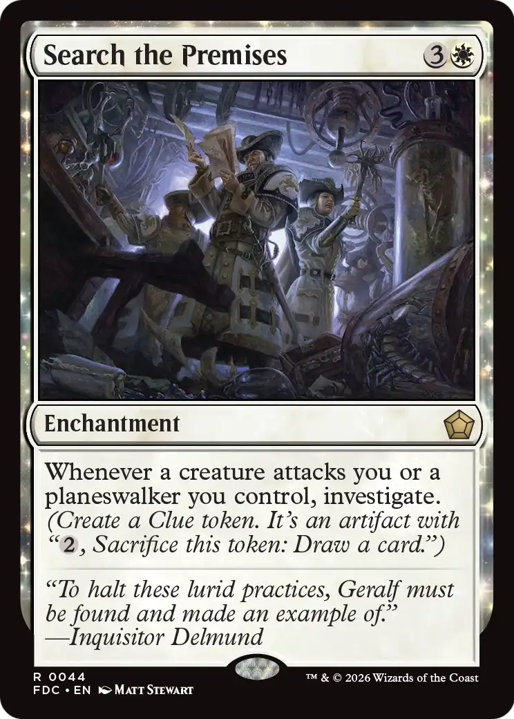 Search the Premises [Foundations Commander] | Exor Games Summserside