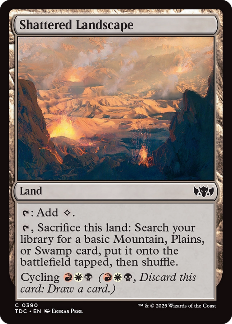 Shattered Landscape [Tarkir: Dragonstorm Commander] | Exor Games Summserside