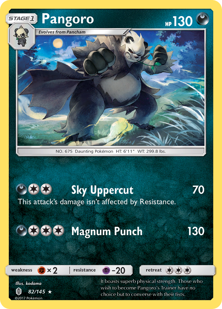 Pangoro (82/145) [Sun & Moon: Guardians Rising] | Exor Games Summserside