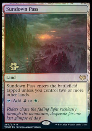 Sundown Pass [Innistrad: Crimson Vow Prerelease Promos] | Exor Games Summserside