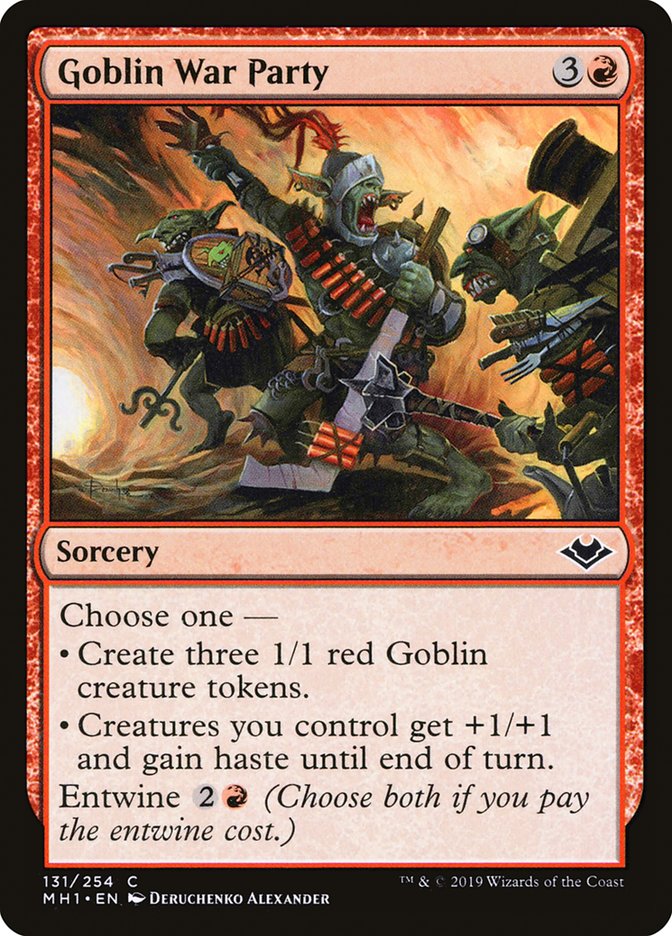 Goblin War Party [Modern Horizons] | Exor Games Summserside