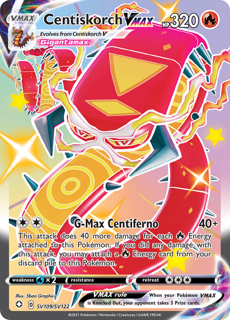 Centiskorch VMAX (SV109/SV122) [Sword & Shield: Shining Fates] | Exor Games Summserside