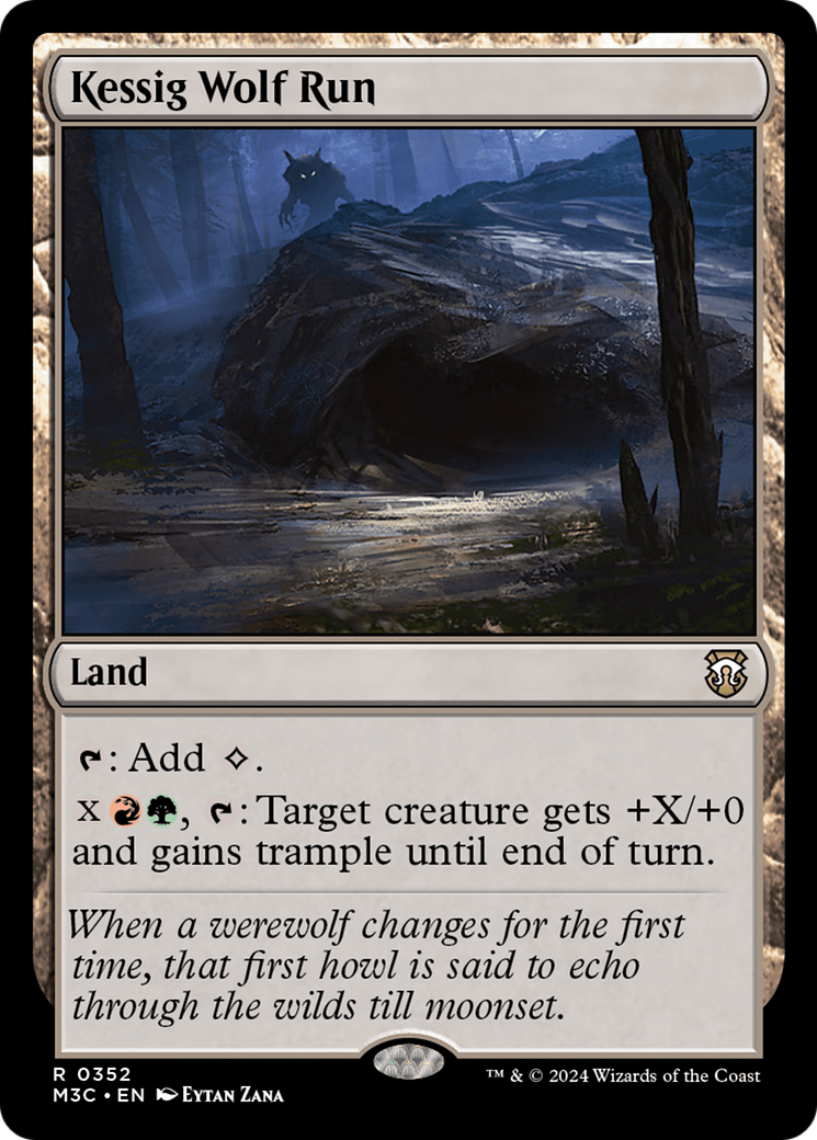 Kessig Wolf Run (Ripple Foil) [Modern Horizons 3 Commander] | Exor Games Summserside