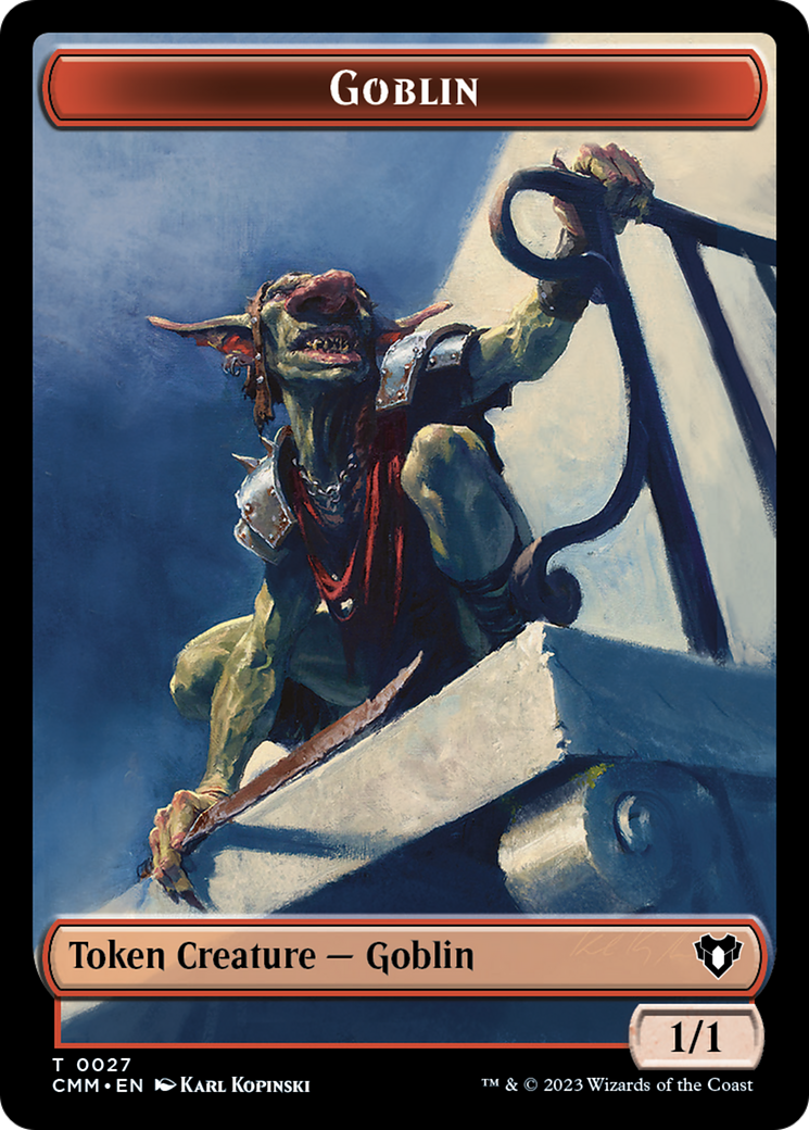 Goblin Token [Commander Masters Tokens] | Exor Games Summserside