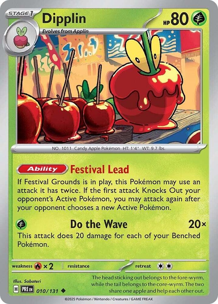 Dipplin (010/131) [Scarlet & Violet: Prismatic Evolutions] | Exor Games Summserside