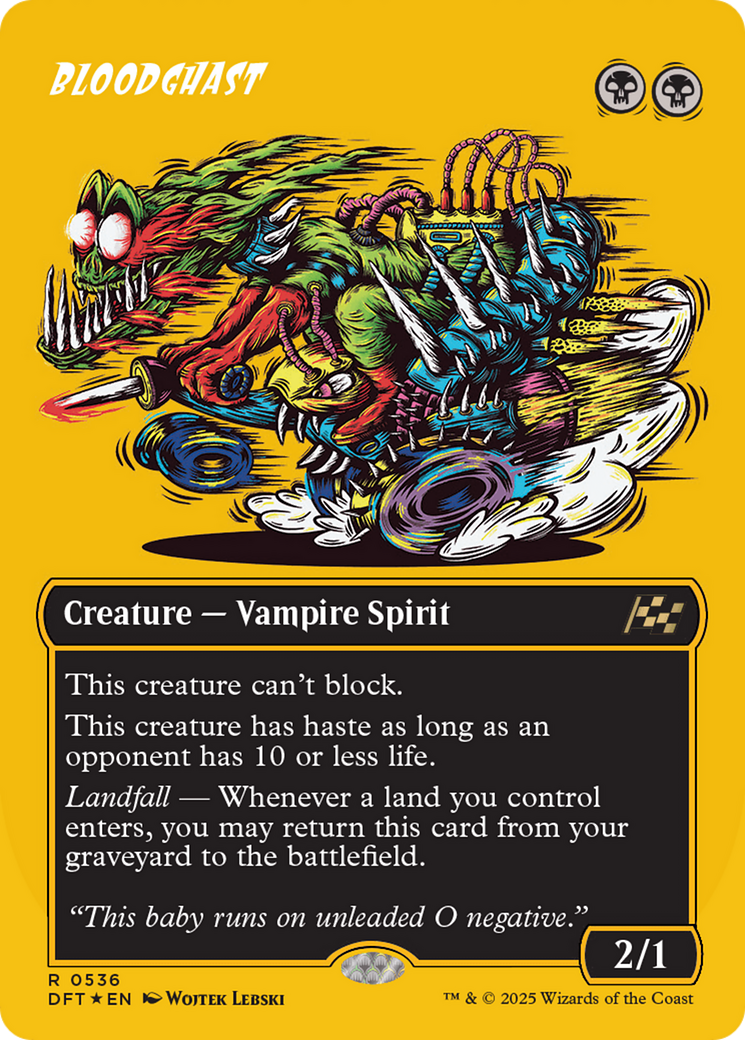 Bloodghast (Borderless) (First-Place Foil) [Aetherdrift] | Exor Games Summserside