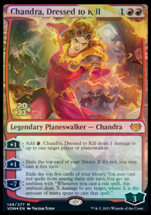 Chandra, Dressed to Kill [Innistrad: Crimson Vow Prerelease Promos] | Exor Games Summserside