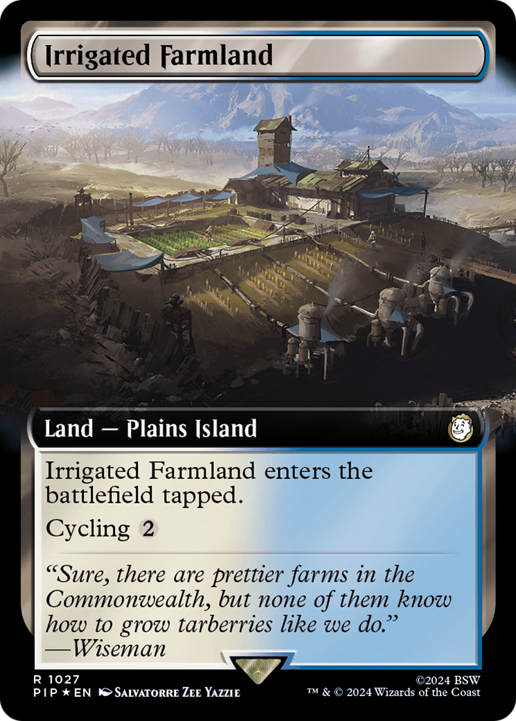 Irrigated Farmland (Extended Art) (Surge Foil) [Fallout] | Exor Games Summserside