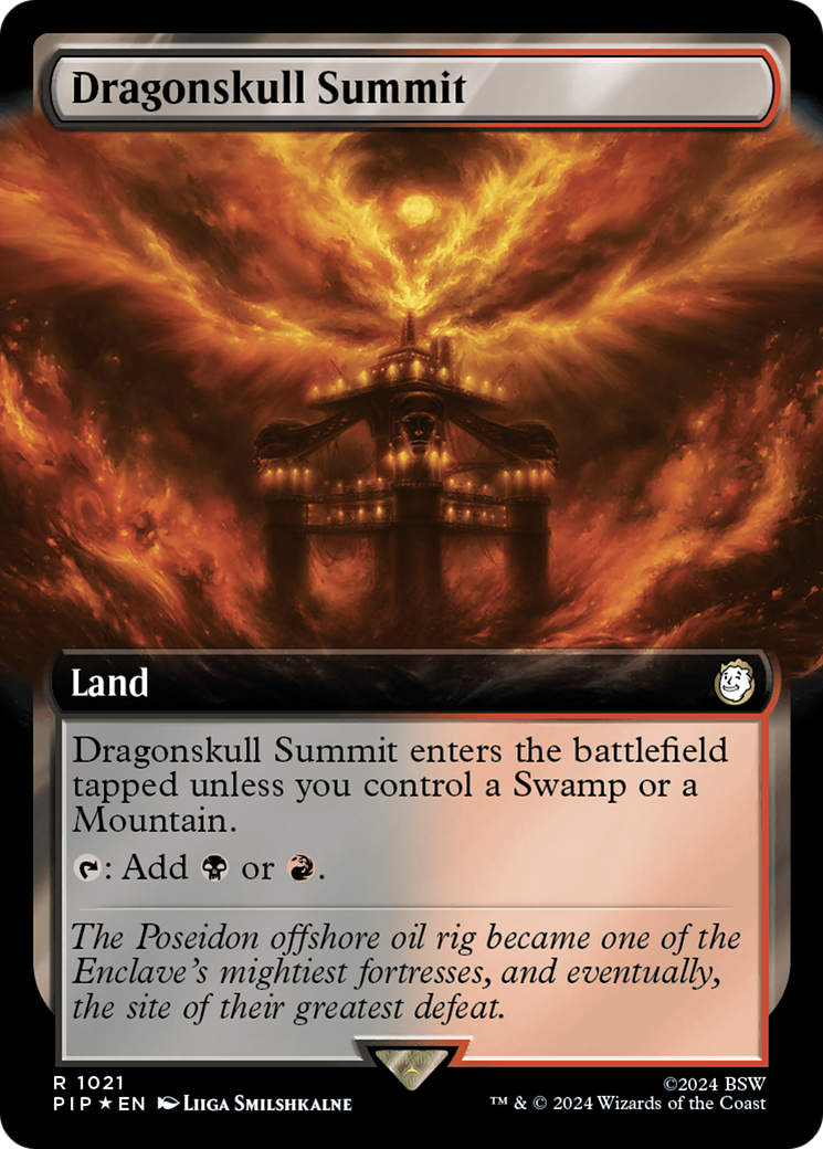 Dragonskull Summit (Extended Art) (Surge Foil) [Fallout] | Exor Games Summserside