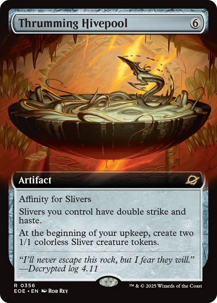 Thrumming Hivepool (Extended Art) [Edge of Eternities] | Exor Games Summserside