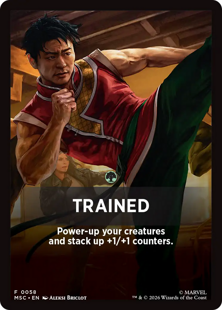 Trained Theme Card [Marvel Super Heroes Commander] | Exor Games Summserside