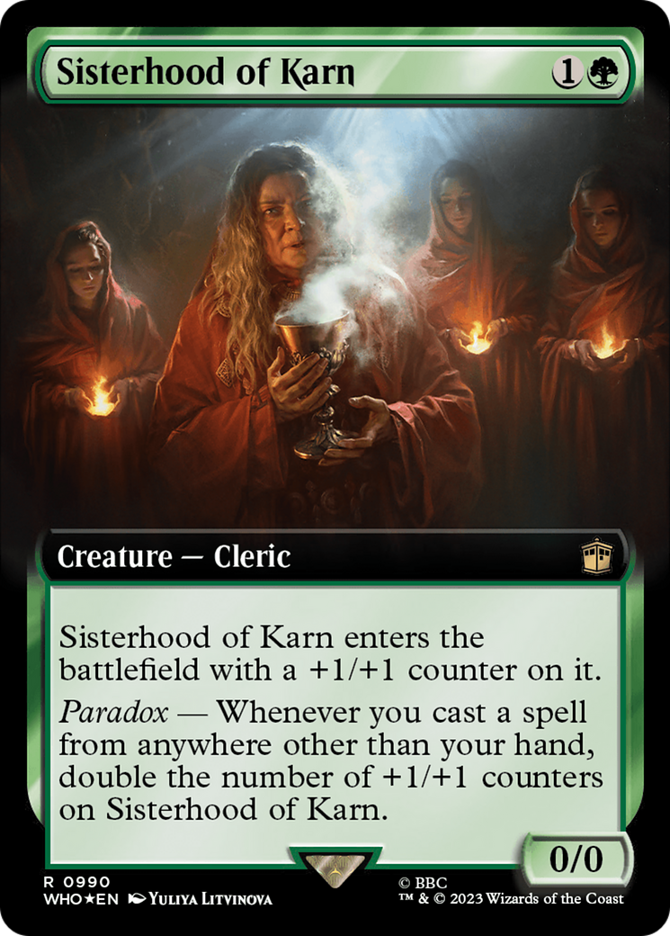 Sisterhood of Karn (Extended Art) (Surge Foil) [Doctor Who] | Exor Games Summserside