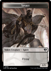 Spirit (0039) // Bird Illusion Double-Sided Token [Commander Masters Tokens] | Exor Games Summserside