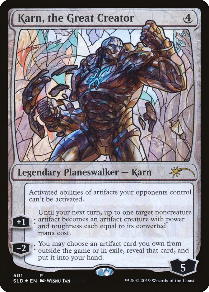 Karn, the Great Creator (Stained Glass) [Secret Lair Drop Promos] | Exor Games Summserside