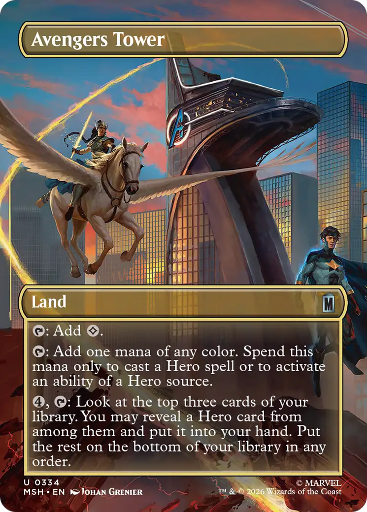 Avengers Tower (Borderless) [Marvel Super Heroes] | Exor Games Summserside