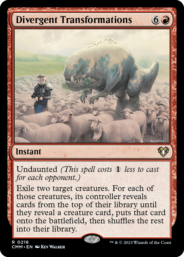 Divergent Transformations [Commander Masters] | Exor Games Summserside