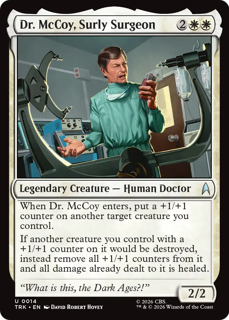 Dr. McCoy, Surly Surgeon [Star Trek] | Exor Games Summserside
