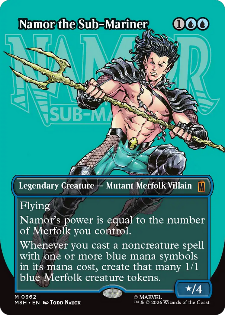 Namor the Sub-Mariner (Borderless) [Marvel Super Heroes] | Exor Games Summserside