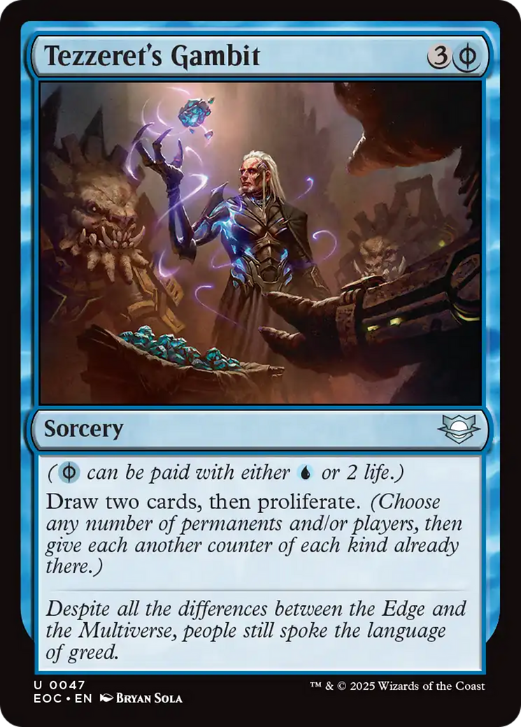 Tezzeret's Gambit [Edge of Eternities Commander] | Exor Games Summserside