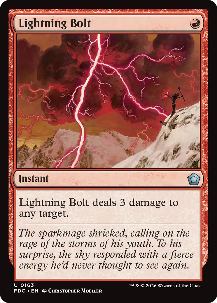 Lightning Bolt [Foundations Commander] | Exor Games Summserside