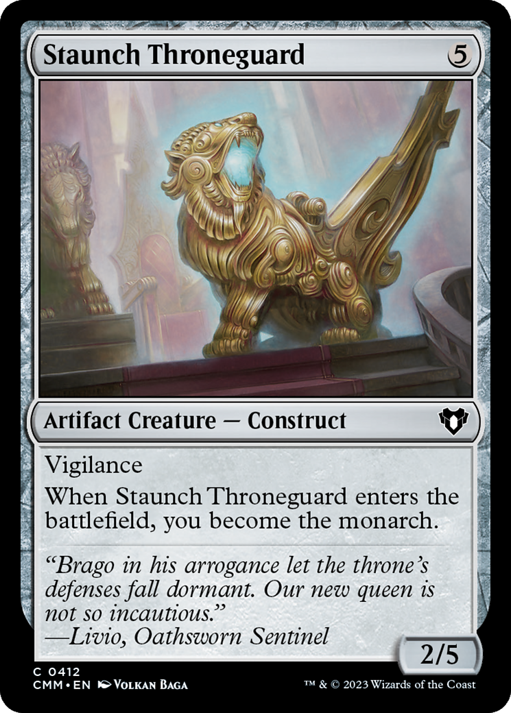 Staunch Throneguard [Commander Masters] | Exor Games Summserside