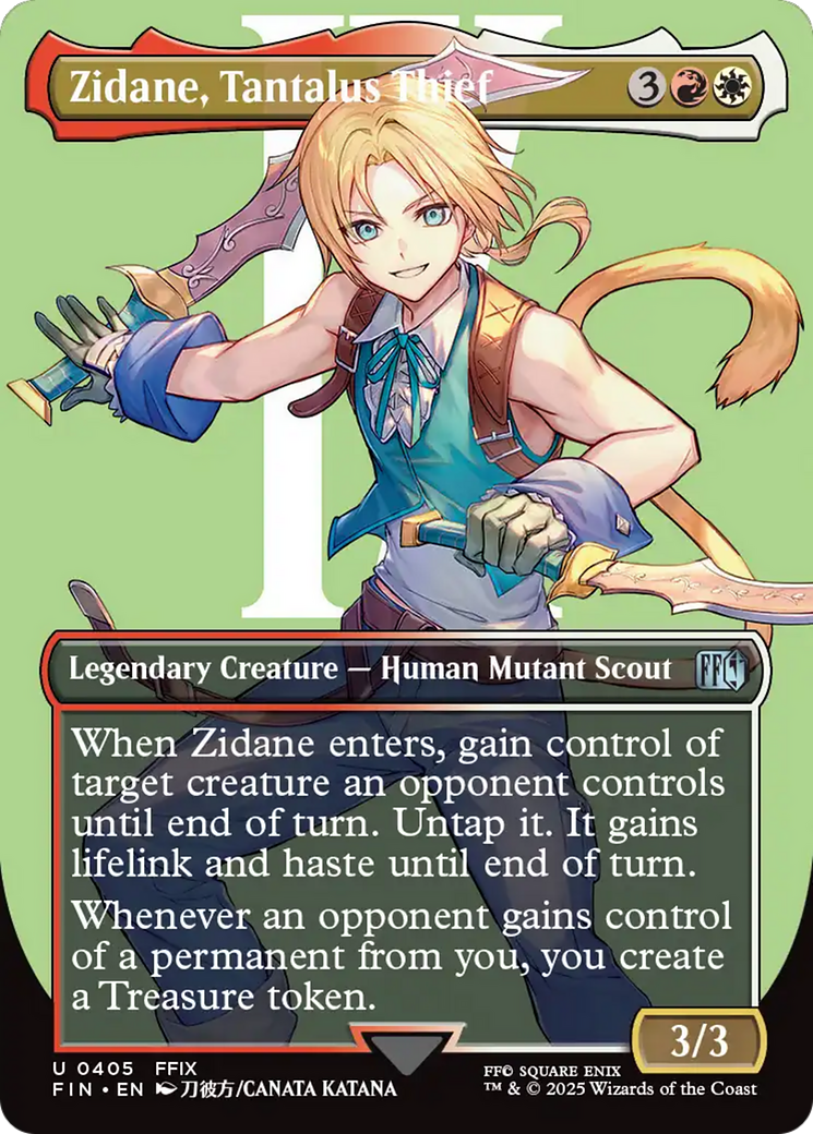 Zidane, Tantalus Thief (Borderless) [FINAL FANTASY] | Exor Games Summserside