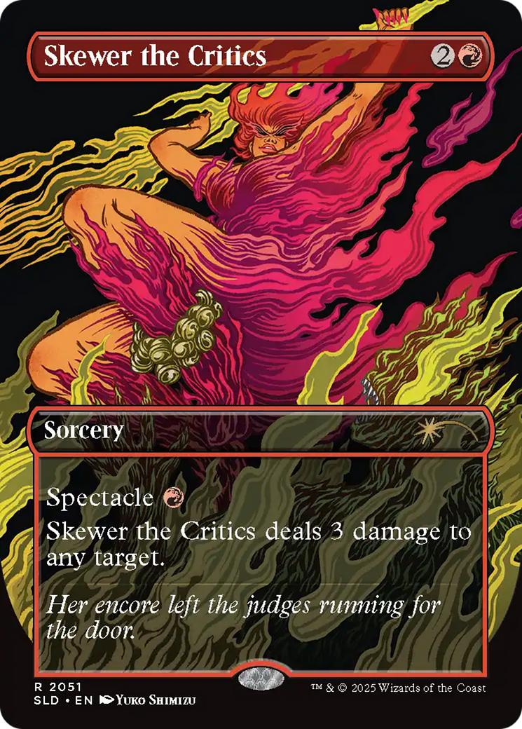 Skewer the Critics (2051) (Rainbow Foil) [Secret Lair Drop Series] | Exor Games Summserside
