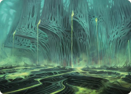 Swamp Art Card [Phyrexia: All Will Be One Art Series] | Exor Games Summserside