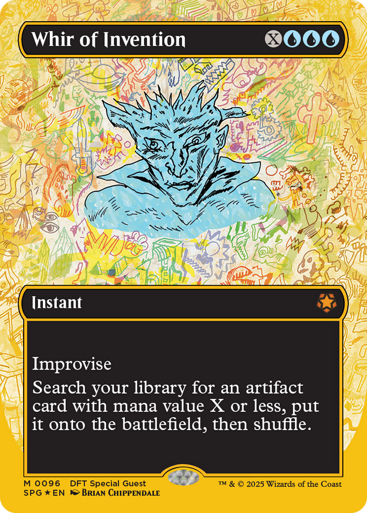 Whir of Invention (Borderless) (First-Place Foil) [Aetherdrift Special Guests] | Exor Games Summserside