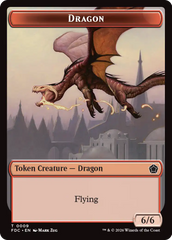 Dragon (0009) // Treasure Double-Sided Token [Foundations Commander Tokens] | Exor Games Summserside