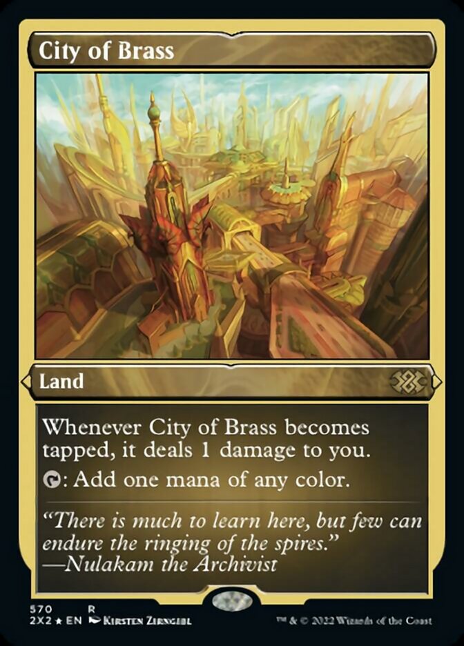 City of Brass (Foil Etched) [Double Masters 2022] | Exor Games Summserside