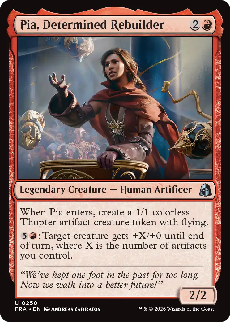 Pia, Determined Rebuilder [Reality Fracture] | Exor Games Summserside