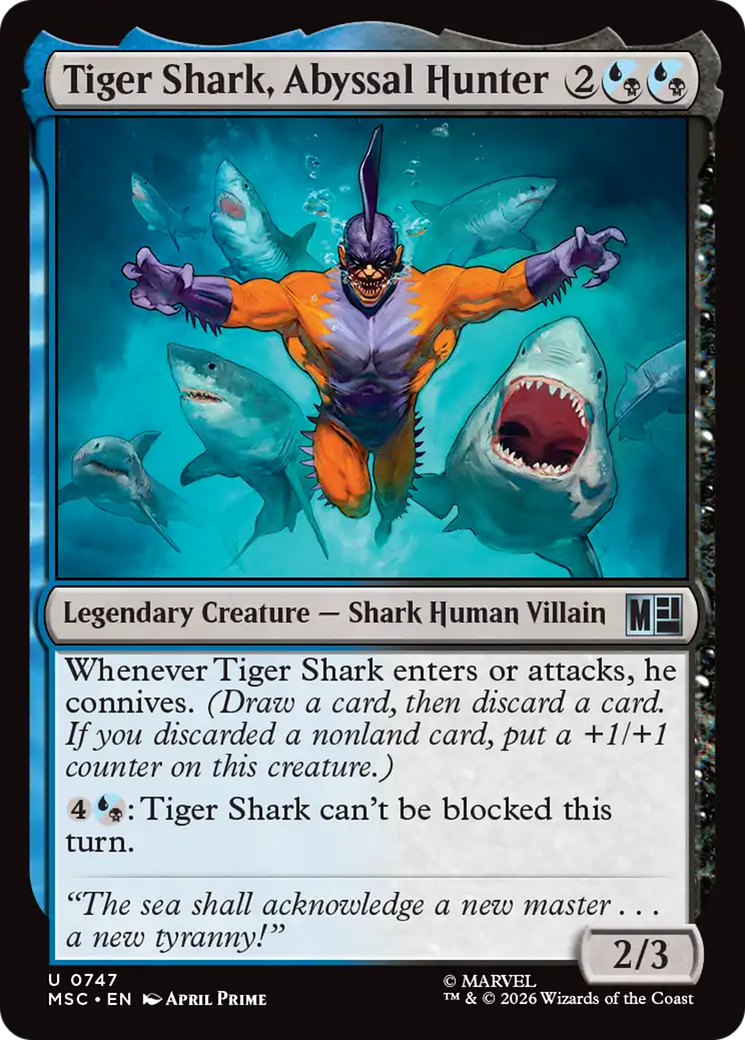 Tiger Shark, Abyssal Hunter [Marvel Super Heroes Commander] | Exor Games Summserside